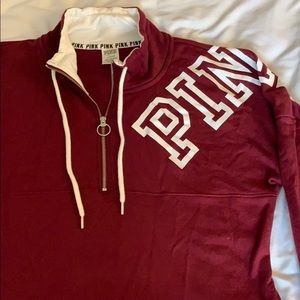 PINK Maroon Pullover